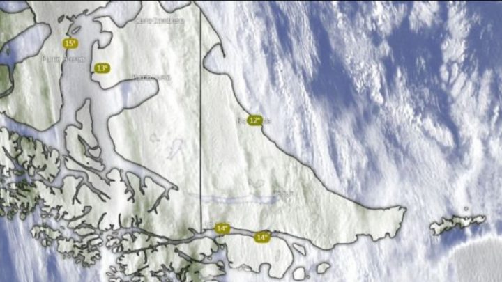 Emiten en Tierra del Fuego una alerta amarilla por fuertes lluvias
