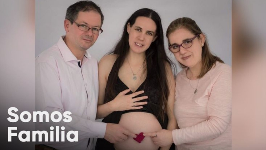 La tía gestante: su hermano y su cuñada soñaron durante 10 años con formar una familia y ella les prestó el vientre
