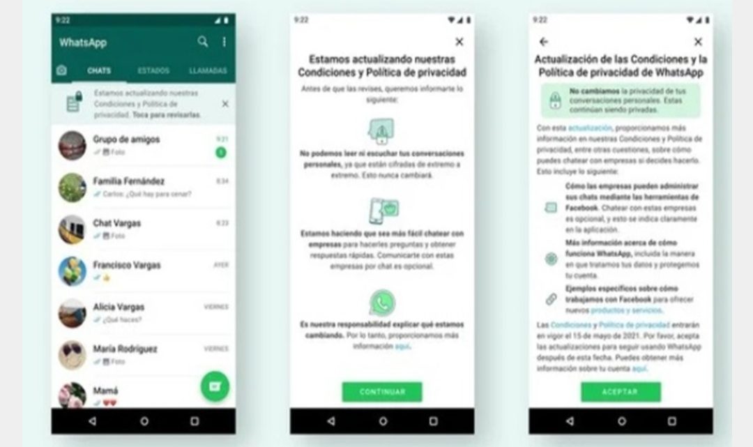 WhatsApp no dejará leer, ni enviar mensajes sino aceptas las nuevas condiciones WhatsApp no dejará leer, ni enviar mensajes sino aceptas las nuevas condiciones