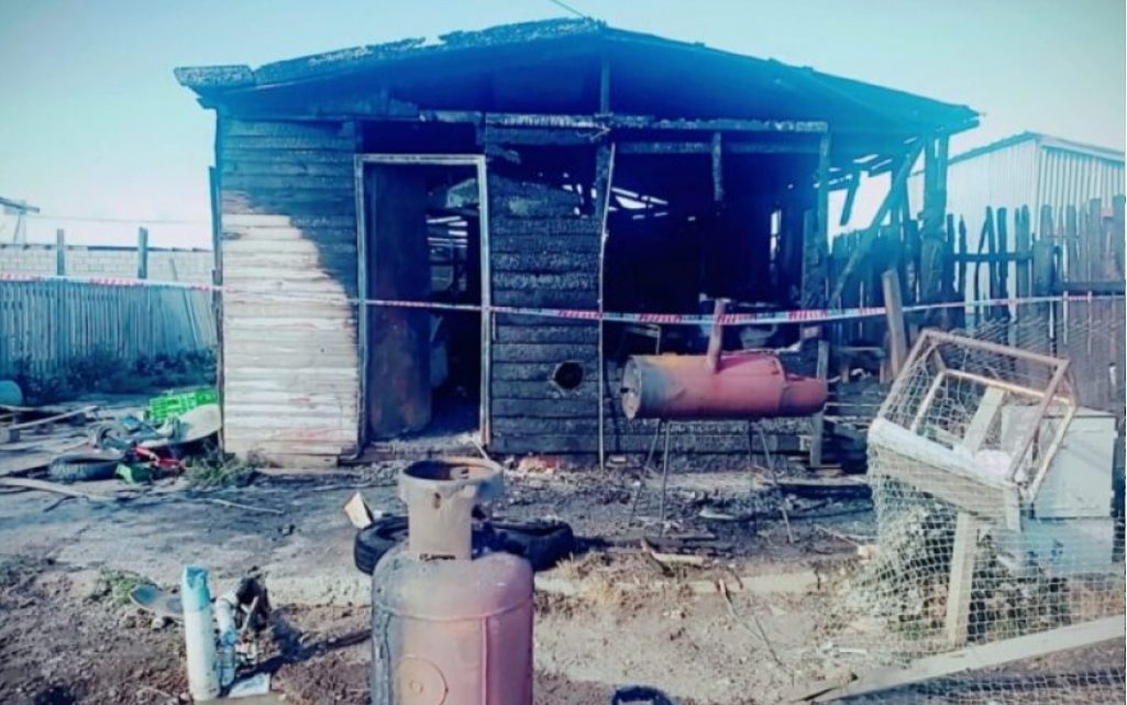 Un anónimo donó una casilla para la familia que perdió todo en un incendio