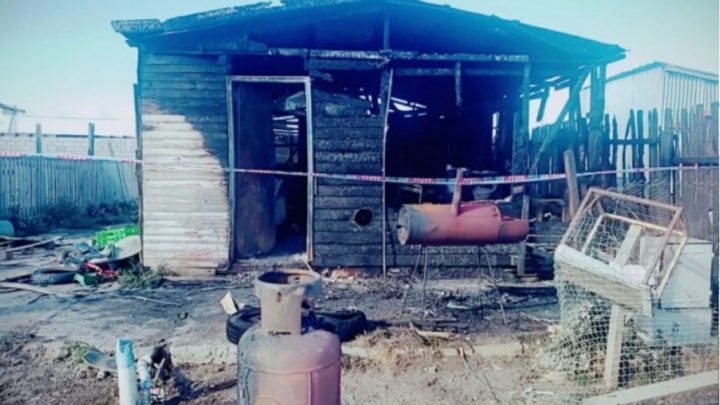 Un anónimo donó una casilla para la familia que perdió todo en un incendio