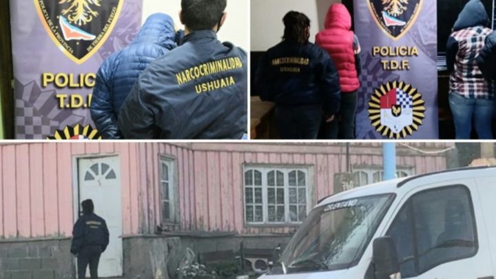 Un hombre y dos mujeres detenidos por venta de droga en Ushuaia