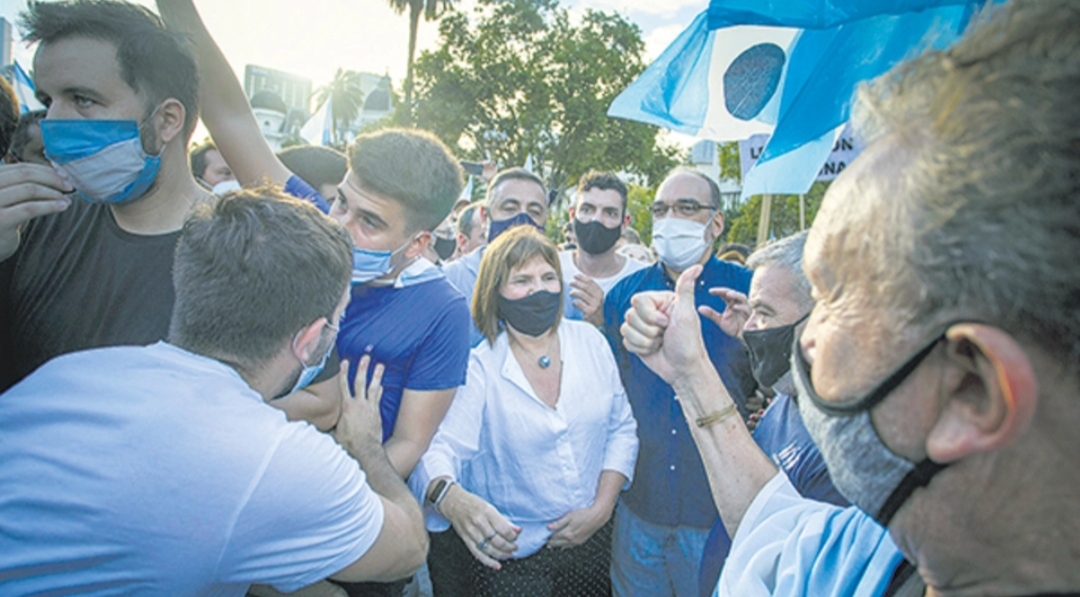Una vez más Plaza de Mayo se llenó de odio Una vez más Plaza de Mayo se llenó de odio