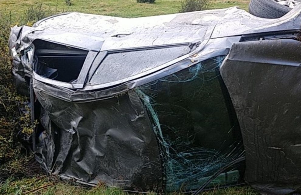 Joven conductor alcoholizado volcó, y quedó detenido Joven conductor alcoholizado volcó, y quedó detenido
