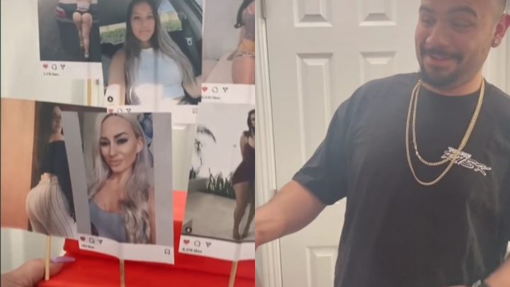 Le regaló a su marido fotos de mujeres a las que likeó en Instagram para San Valentín