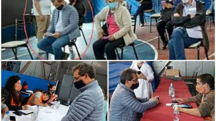 Actual funcionario municipal de Ushuaia, se vacuno alegando ser personal de Salud