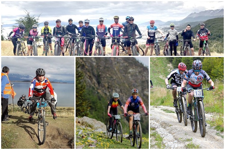 Domingo competencia de mountain bike en Ushuaia