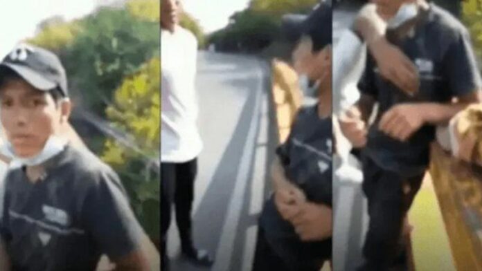 [VIDEO] TIRARON A UN JOVEN DE UN PUENTE Y LO GRABARON