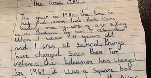 Encontraron una carta de 1969 con predicciones (muy precisas) sobre el futuro