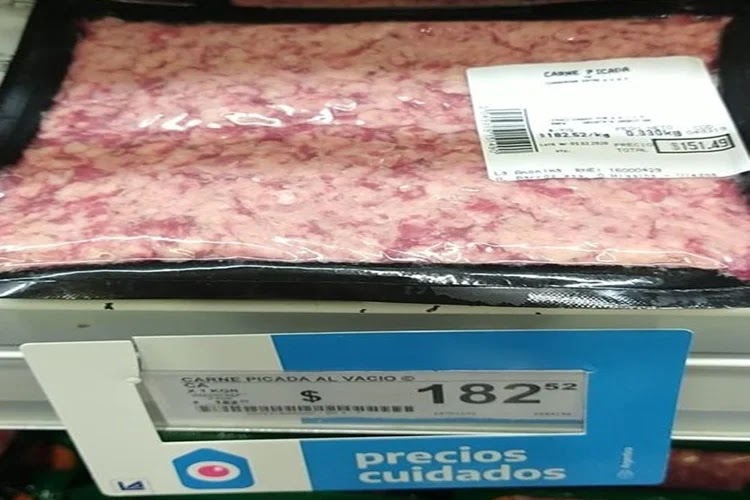 Para La Anonima es 70 % carne picada
