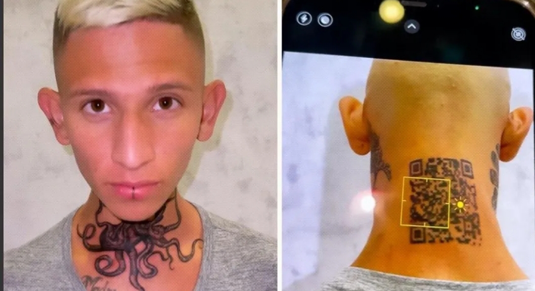 Influencer se tatuó el QR de su Instagram en la nuca y ahora no funciona