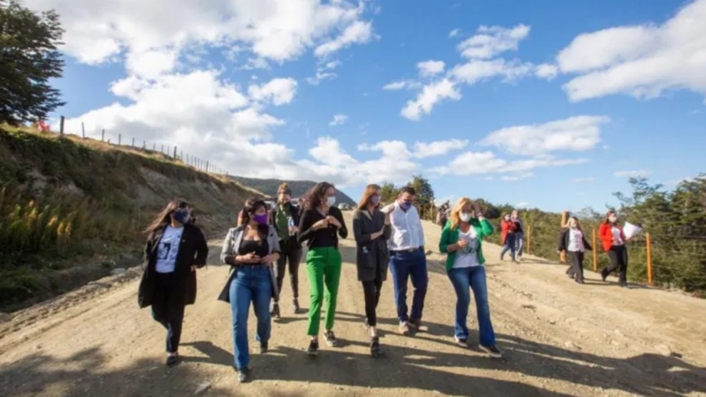 Vuoto recorrió el lugar donde se construirá el Centro Territorial Integral de Políticas de Género