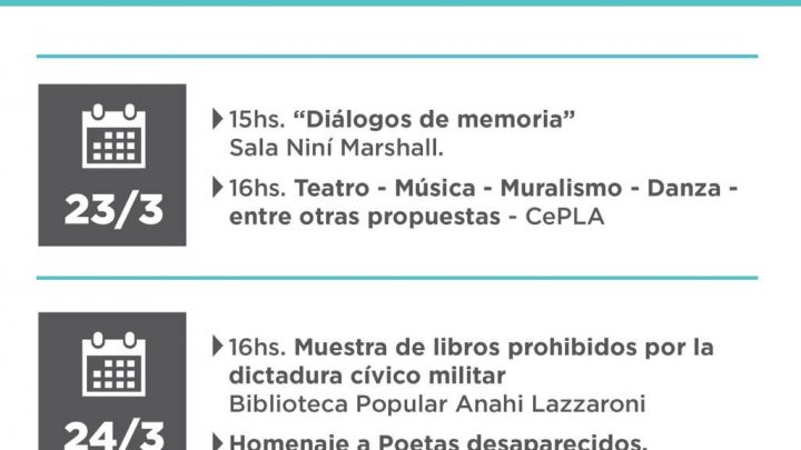 EL MUNICIPIO DE USHUAIA CONMEMORARÁ EL DÍA NACIONAL DE LA MEMORIA, POR LA VERDAD Y LA JUSTICIA