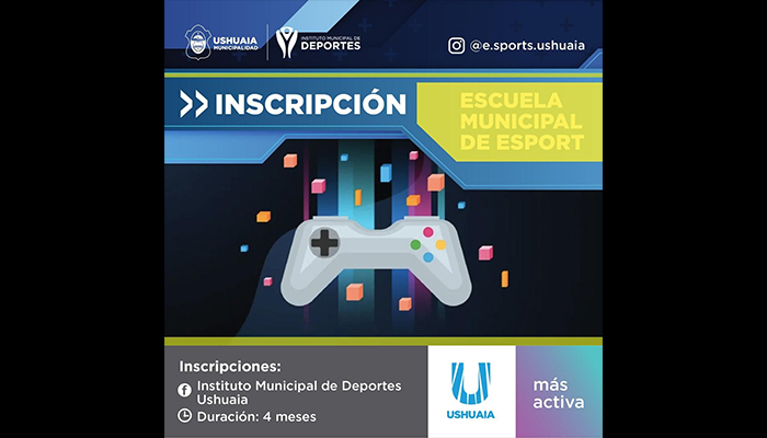 SE ABRIERON LAS INSCRIPCIONES PARA LA ESCUELA MUNICIPAL DE DEPORTES ELECTRÓNICOS