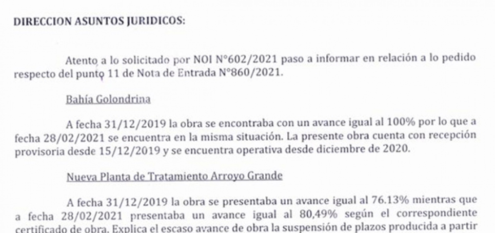 Gobierno reconoció la paralización de las dos plantas cloacales en Ushuaia Gobierno reconoció la paralización de las dos plantas cloacales en Ushuaia