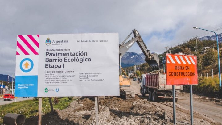 AVANZAN LOS TRABAJOS DE REDES PLUVIALES, SUELO Y CORDONES PARA LA PRIMERA ETAPA DE LA PAVIMENTACIÓN DEL BARRIO ECOLÓGICO