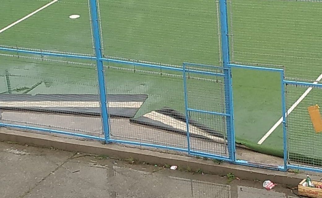 LA MUNICIPALIDAD REPUDIA ACTO DE VANDALISMO EN PLAYÓN MUNICIPAL