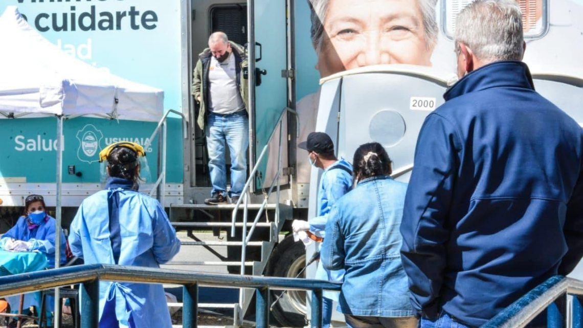 LA MUNICIPALIDAD DE USHUAIA REALIZÓ LA JORNADA DE HISOPADOS MASIVOS