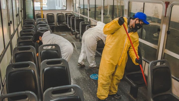 UISE CONTINÚA CON LOS PROTOCOLOS SANITARIOS EN TODAS SUS UNIDADES DE COLECTIVOS EN USHUAIA