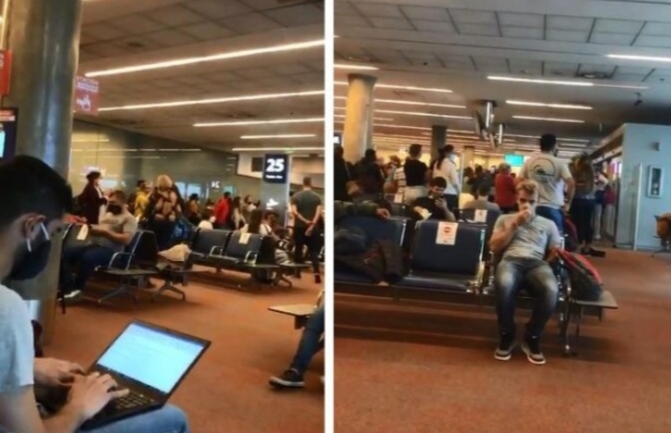 Vuelos suspendidos en Aeroparque y Ezeiza: escándalo con los pasajeros Vuelos suspendidos en Aeroparque y Ezeiza: escándalo con los pasajeros