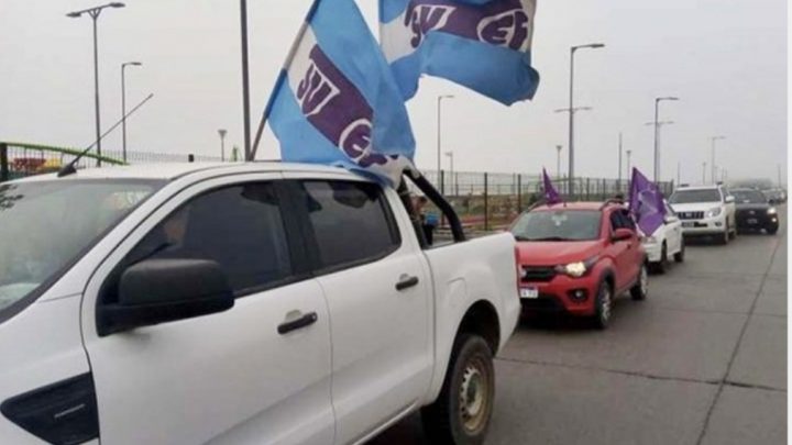 Lunes 19 caravana del SUTEF para que se suspendan las clases presenciales en TDF