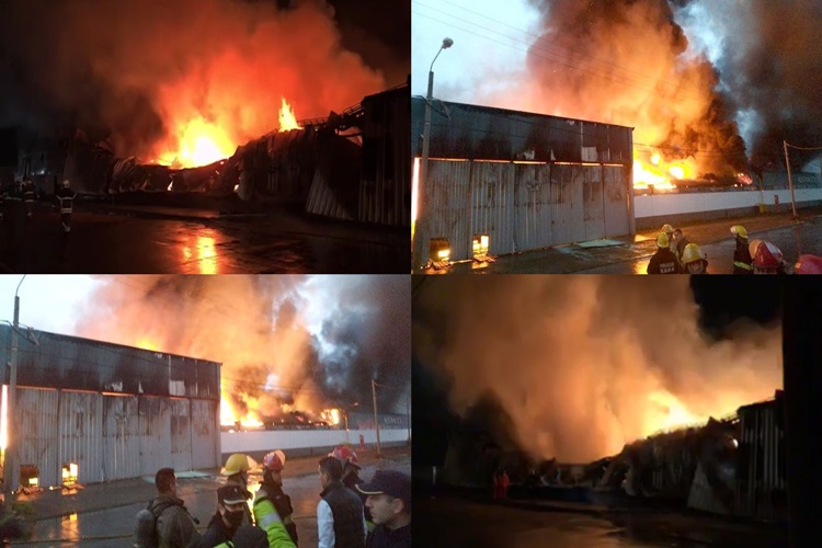 Incendio en Australtex