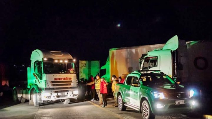 Se levanto el piquete de camioneros en Chile