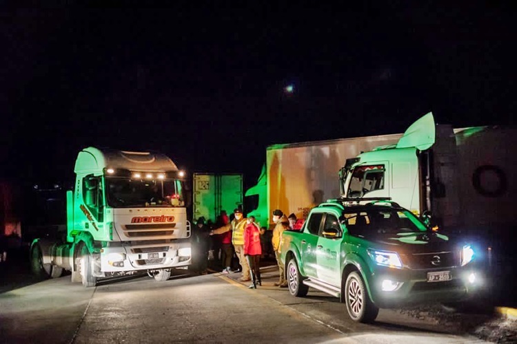 Se levanto el piquete de camioneros en Chile Se levanto el piquete de camioneros en Chile