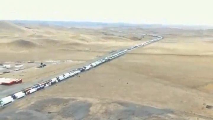 Sigue el piquete de camioneros en Chile y peligra el abastecimiento en TDF