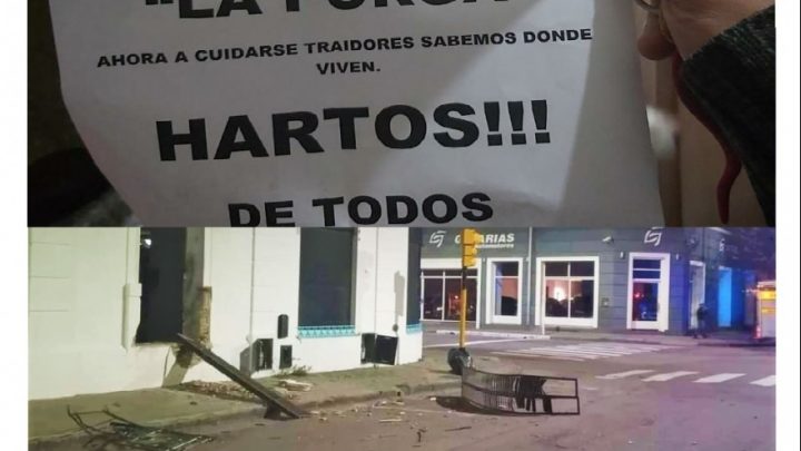 Bahía Blanca: Destruyeron un local de La Cámpora con explosivos: “Empieza la purga”