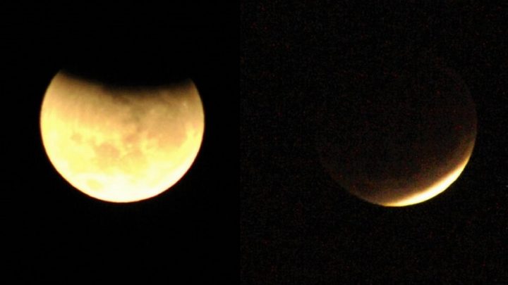 Eclipse lunar: Así se vio en Tierra del Fuego el fenómeno
