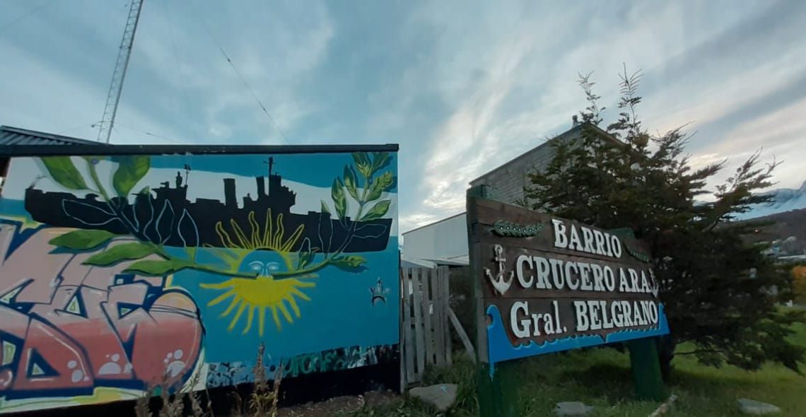 LA MUNICIPALIDAD DE USHUAIA REALIZÓ UN NUEVO MURAL EN HONOR Y HOMENAJE AL ARA GENERAL BELGRANO