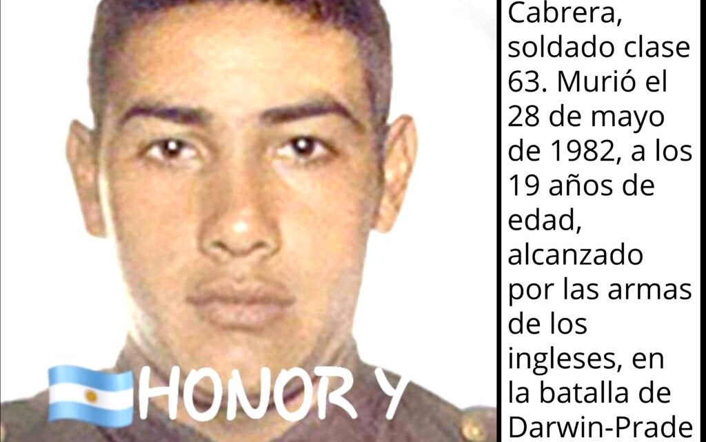 Recuerdo a uno de los héroes que quedaron en Malvinas