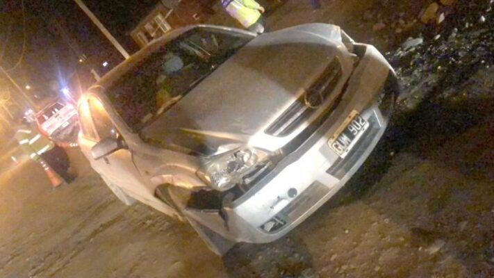 Abuela y nieta resultan afectadas en un choque