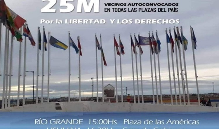 A pesar de la advertencia de Gobierno, convocan a una nueva marcha «por la libertad y los derechos»