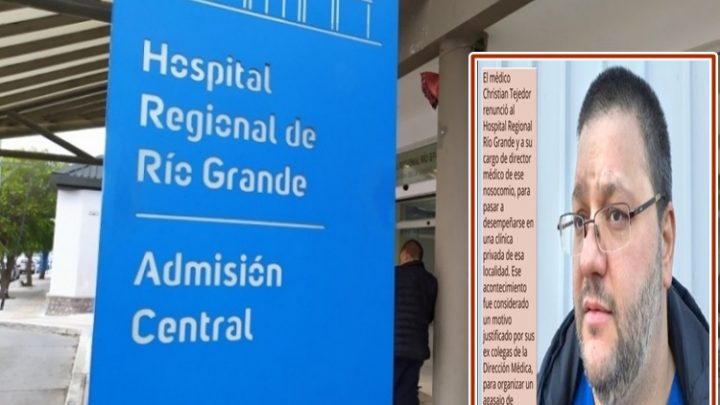 Criticas por un agasajo y reunión de despedida a un medico en el Hospital Rio Grande