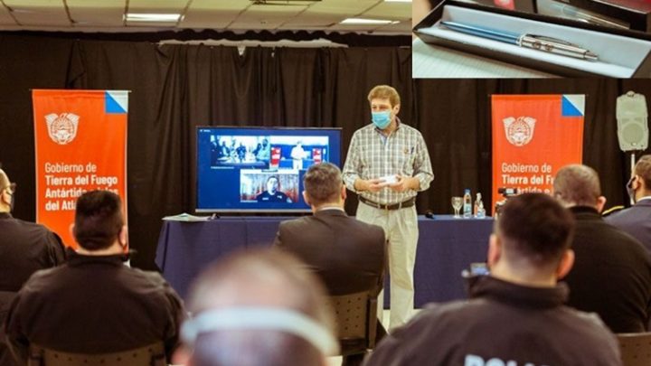 Compra directa de casi un millon en lapiceras para la Policia de Tierra del Fuego