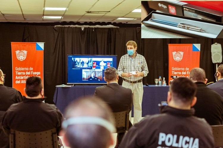 Compra directa de casi un millon en lapiceras para la Policia de Tierra del Fuego