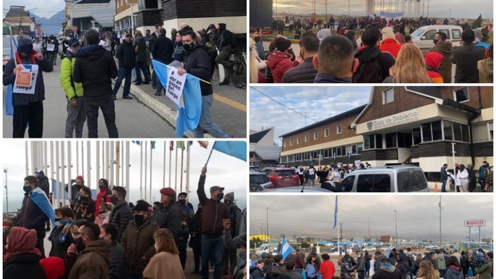Reclamo en Ushuaia y Rio Grande por las nuevas restricciones
