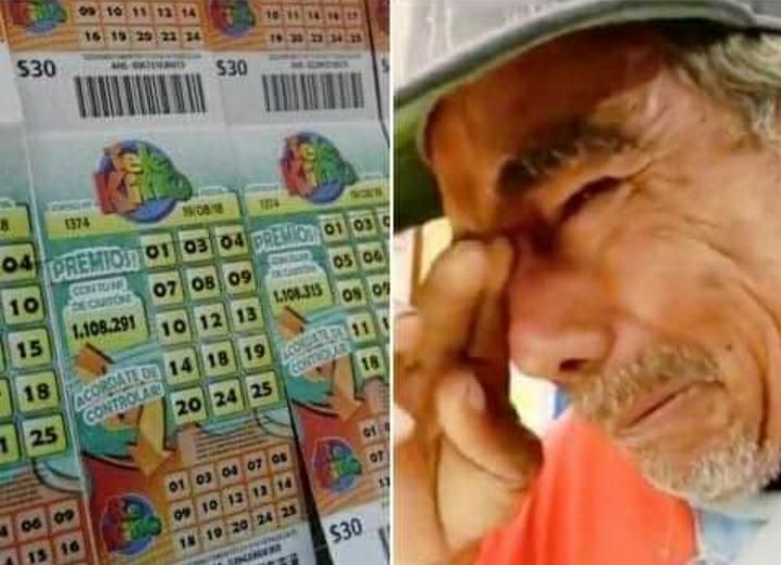 Un albañil indigente y sin casa ganó 47 millones en el Telekino Un albañil indigente y sin casa ganó 47 millones en el Telekino