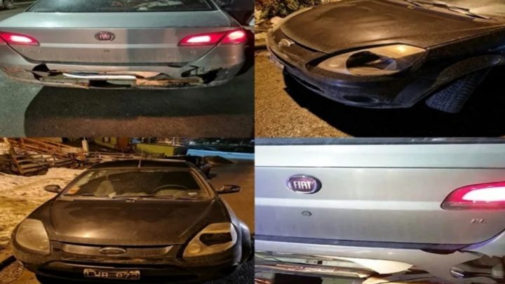 Choque Multiple, Uno De Los Rodados Se Fugó