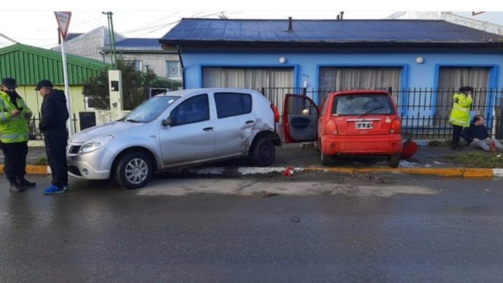 Choque Con Tres Vehículos Afectados En Ushuaia