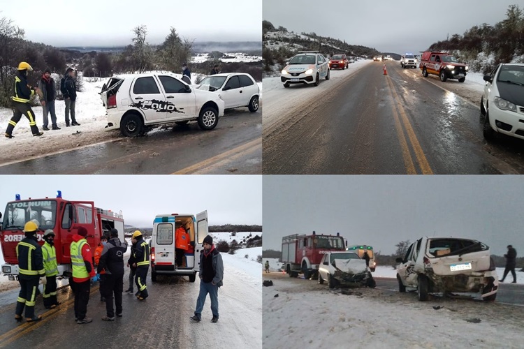 Choque en la Ruta 3, con lesionados