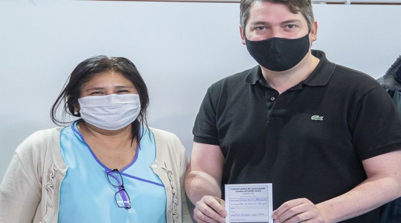 Martín Perez agradeció al personal de salud y destacó el avance del plan federal de vacunación Martín Perez agradeció al personal de salud y destacó el avance del plan federal de vacunación