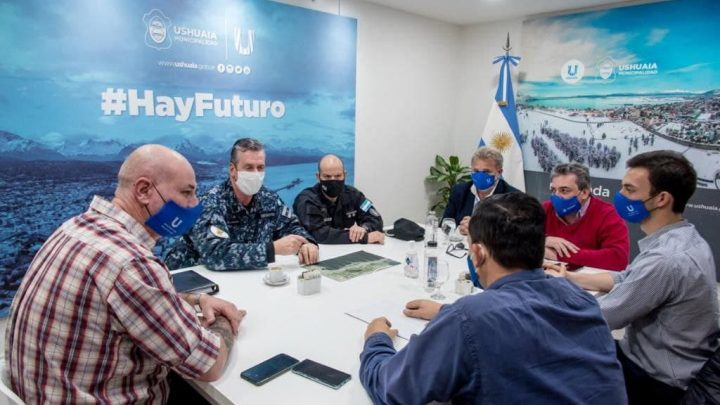 LA MUNICIPALIDAD DE USHUAIA ACORDÓ CON LA PSA Y LA ARMADA EL TRABAJO EN CONJUNTO PARA EL OPERATIVO INVIERNO