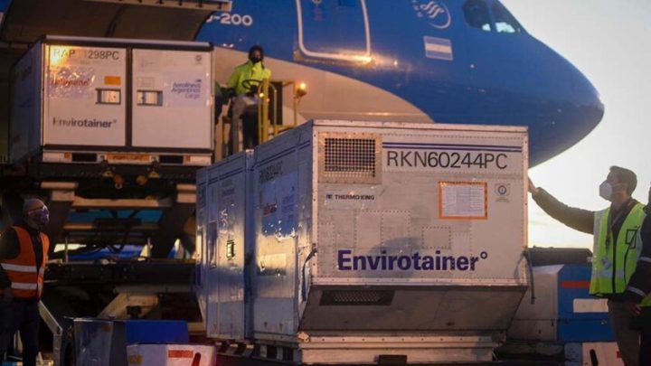 Argentina superó los 32 millones de vacunas recibidas para su plan de inmunización