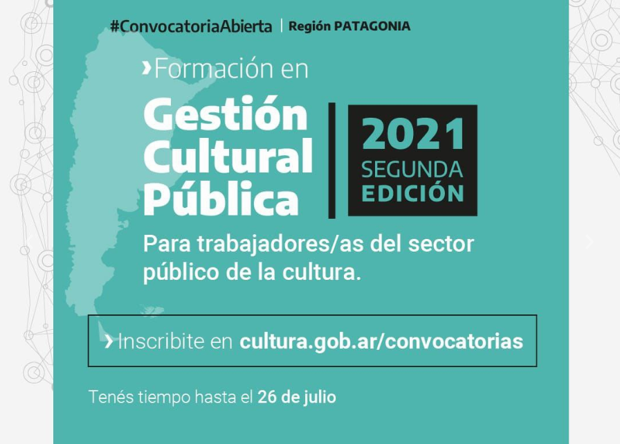 SEGUNDA CONVOCATORIA DE FORMACIÓN EN GESTIÓN CULTURAL PÚBLICA 2021 SEGUNDA CONVOCATORIA DE FORMACIÓN EN GESTIÓN CULTURAL PÚBLICA 2021