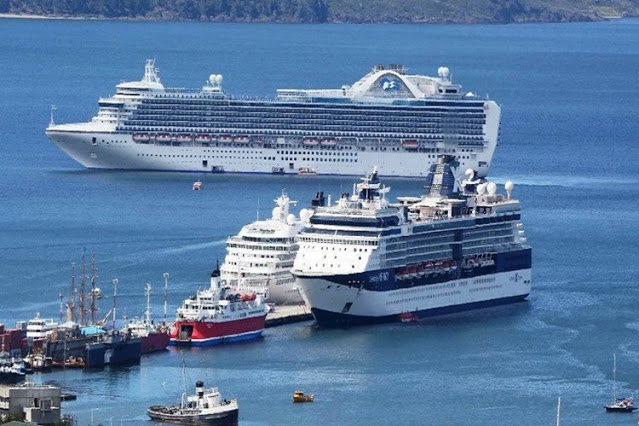 Cruceros anuncian casi 500 recaladas en el puerto de Ushuaia para la temporada