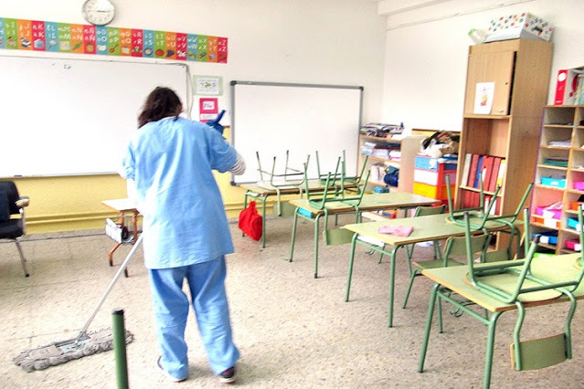 Gobierno paga 15 millones para limpiar escuelas por ausentismo de personal POMyS Gobierno paga 15 millones para limpiar escuelas por ausentismo de personal POMyS