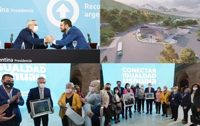 El presidente y Vuoto anunciaron la construcción de la residencia adulto mayor en Ushuaia